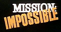 Logo originale della serie televisiva Mission Impossible